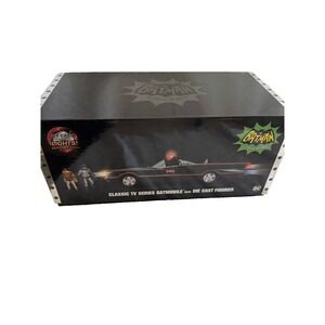 Jada Toys Batman 1966 Classic TV Series 1:18 Batmobile with Lights and Figures